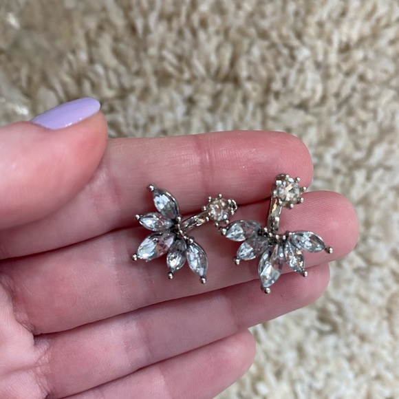 Set of 7 Earrings - mix of silver & rose gold - Picture 4 of 13